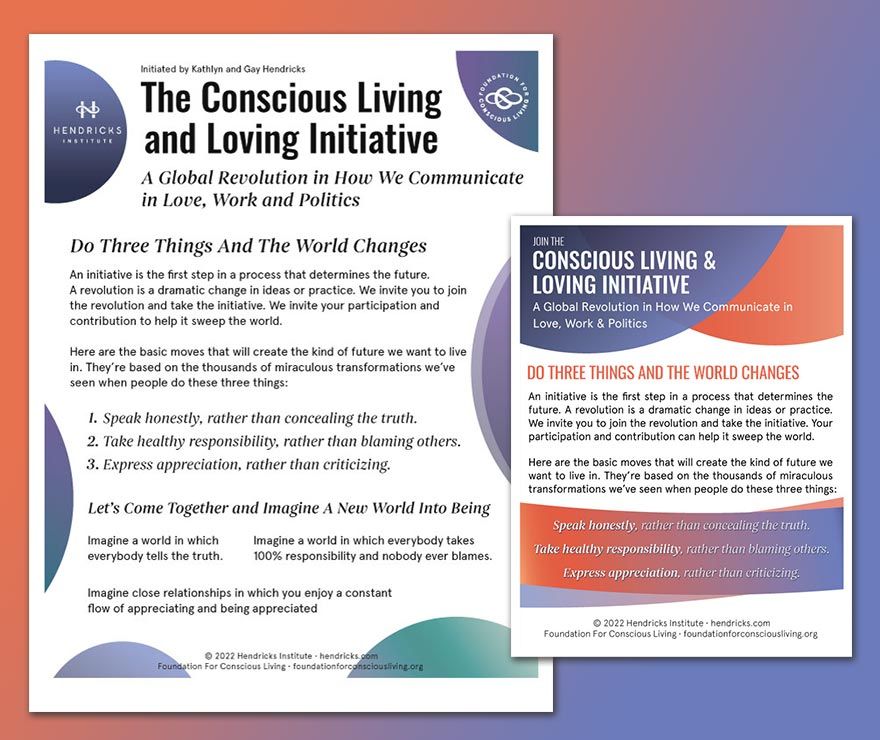 The Conscious Living And Loving Initiative